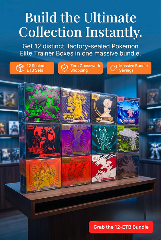 Pokemon Ultimate Collection 12 of The Very Best ETB Box Sets.