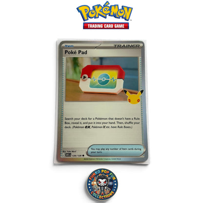 Poke Pad 126/128 Holo - ME: 30th Celebration NM - Pokemon TCG