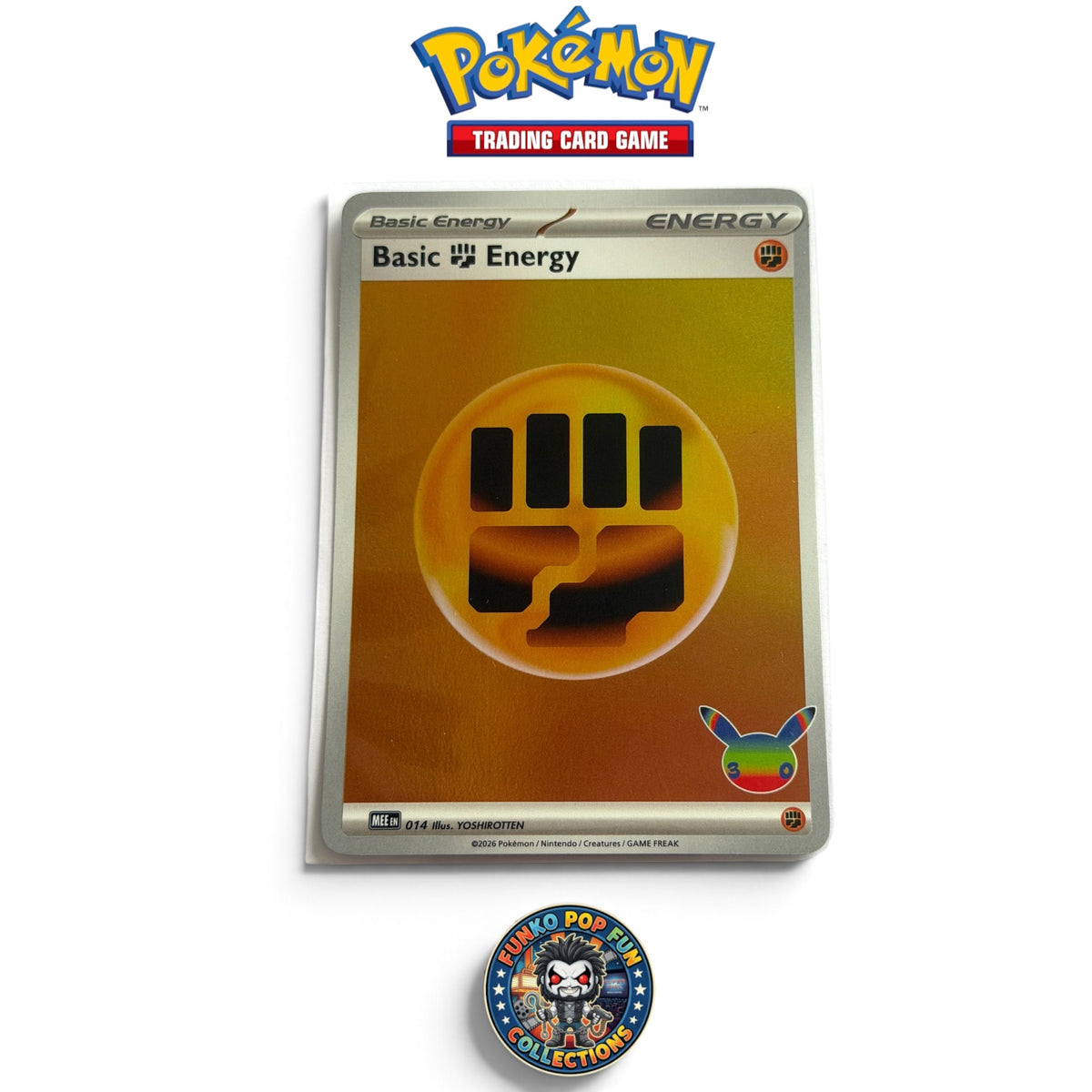 Basic Fighting Energy - 006 6 Mega Evolution Energies Pokemon Reverse Holo M.