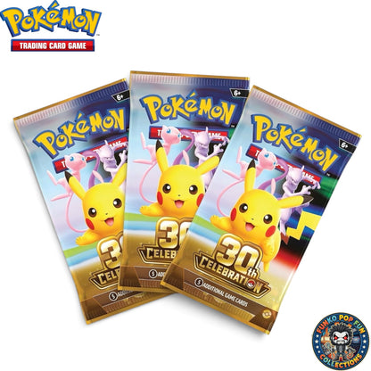 Pokémon TCG: Exclusive 30th Celebration Poster Collection with 3 Promo Cards, 1 Poster & 3 Boosters Packs New & Sealed.