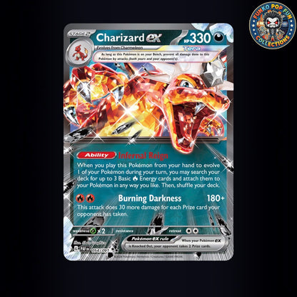 Pokémon Single Card Charizard ex 054/091 Paldean Fates EN NM.