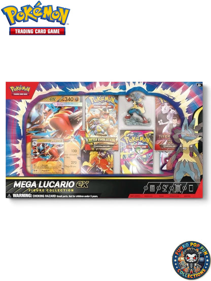 Pokemon TCG Mega Lucario Ex Figure & Charizard Ex Special Collection Box Sealed