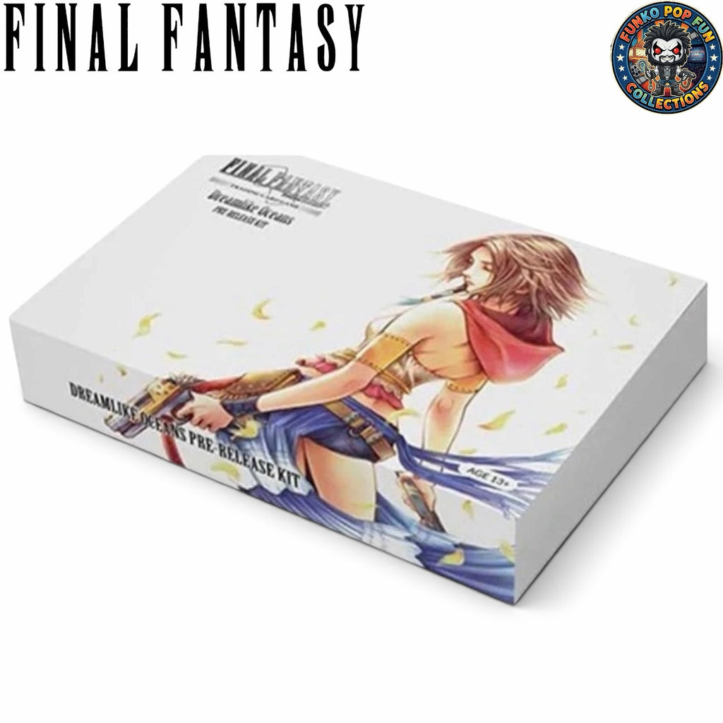 Funko Pop Fun Collections Final Fantasy Dreamlike Oceans pre-release kit box featuring Yuna character artwork