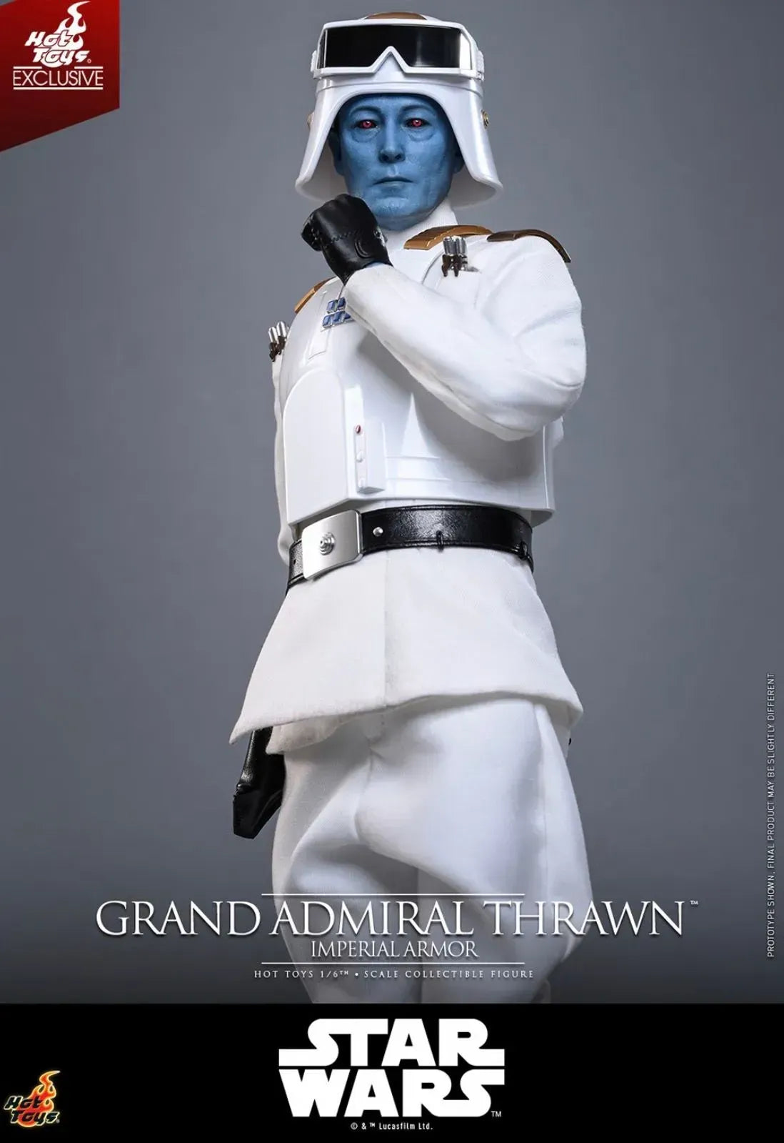 HOT TOYS EXCLUSIVE  STAR WARS GRAND ADMIRAL THRAWN SIXTH SCALE (IMPERIAL ARMOR) FIGURE  LMS016 PRE-ORDER
