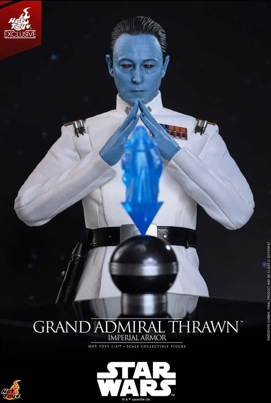 HOT TOYS EXCLUSIVE  STAR WARS GRAND ADMIRAL THRAWN SIXTH SCALE (IMPERIAL ARMOR) FIGURE  LMS016 PRE-ORDER